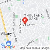 View Map of 1569 Solano Avenue,Berkeley,CA,94707